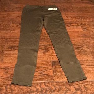BRAND NEW army green moto pants!